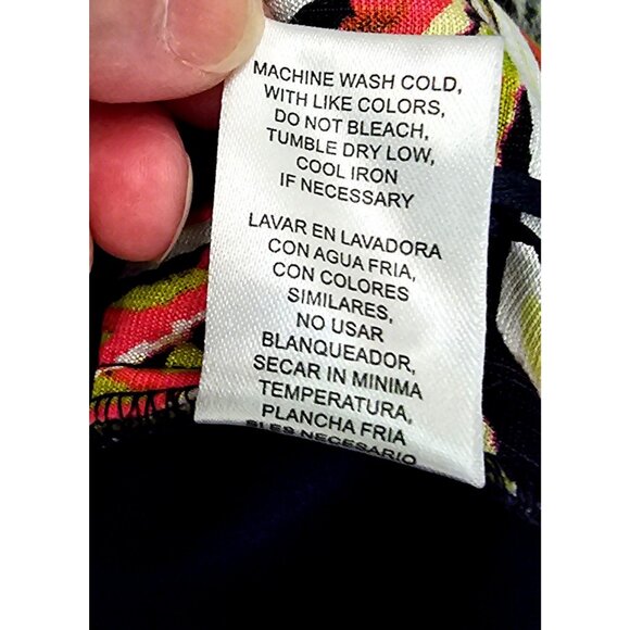 Rachel Zoe XS Multicolor Tropical Print Crop Top - Picture 7 of 10